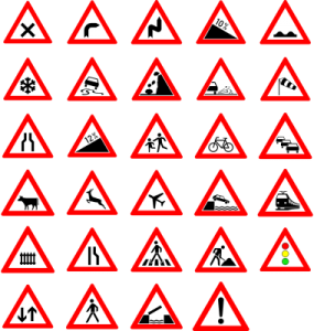 Signage and Traffic Safety Set of Images2